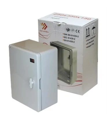 تابلو برق پلاستیکی درب همرنگ مات دانوب ‎25*35*15